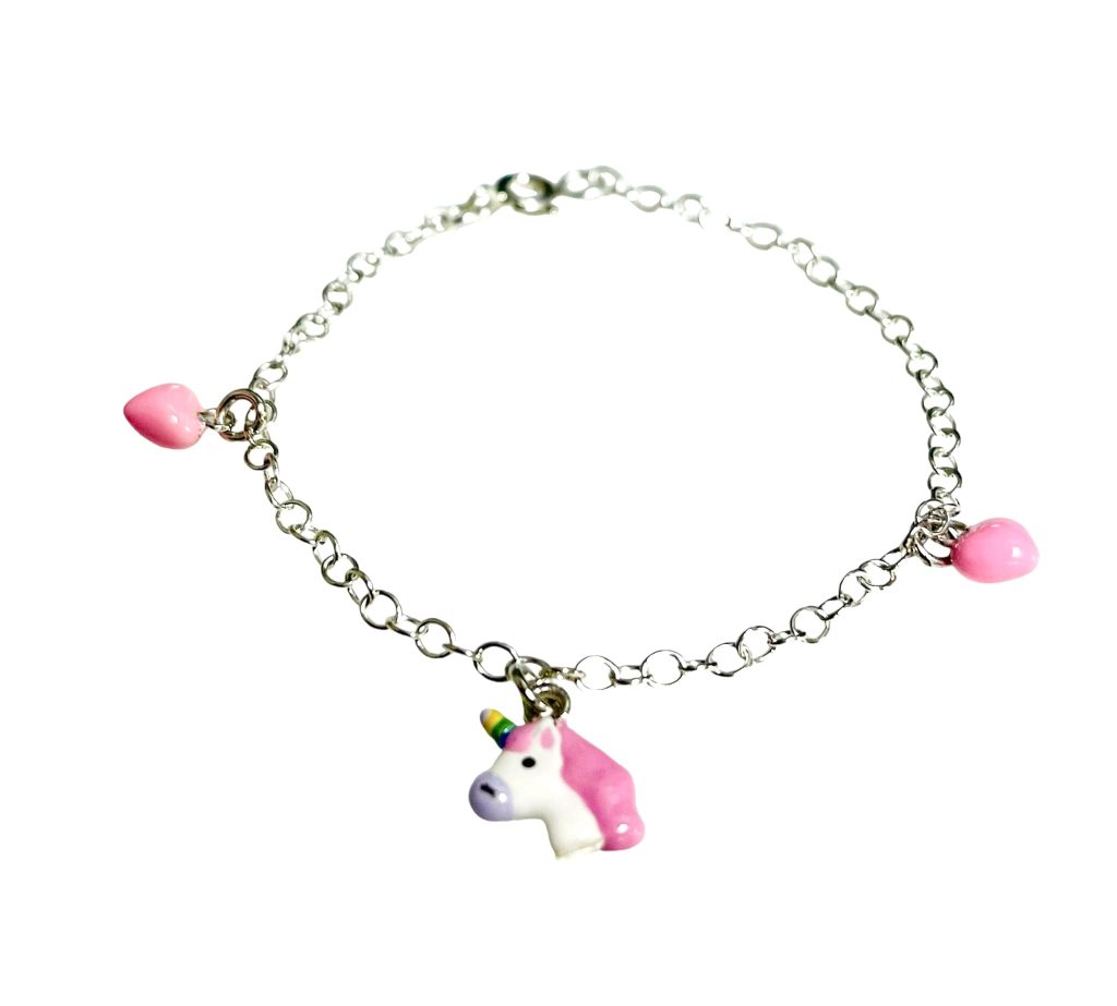 roze unicorn armbandje